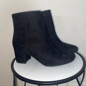 Time & Tru black booties - size 7